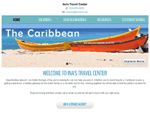 Tablet Screenshot of inastravel.myuniglobetravelcenter.com